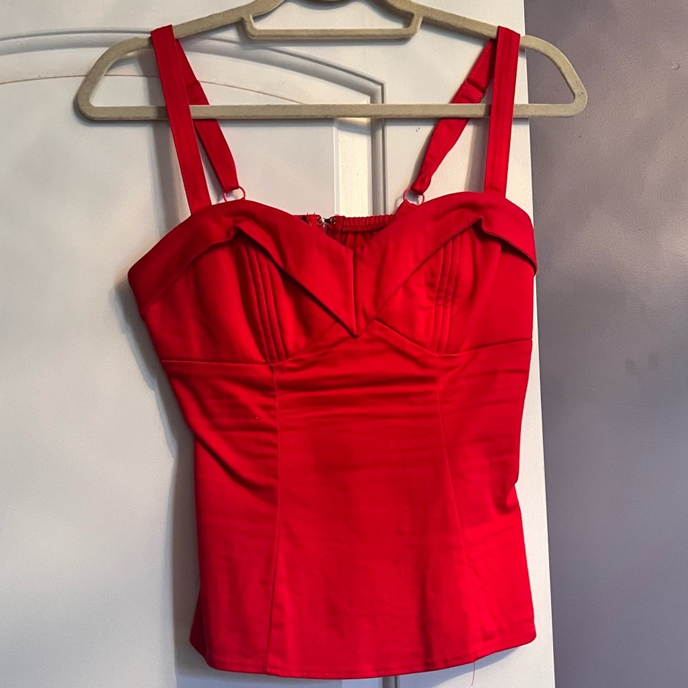 Vixen By Micheline Pitt Maneater Top, sz SMALL